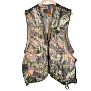 Game Winner Size XL Mossy Oak Hunting Vest Camouflage Green